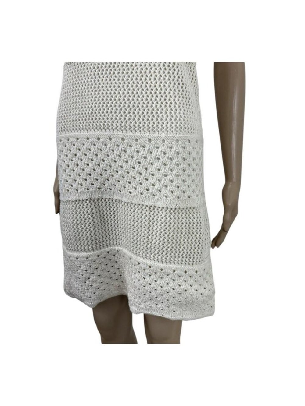 Womens Crochet Halter Mini Dress